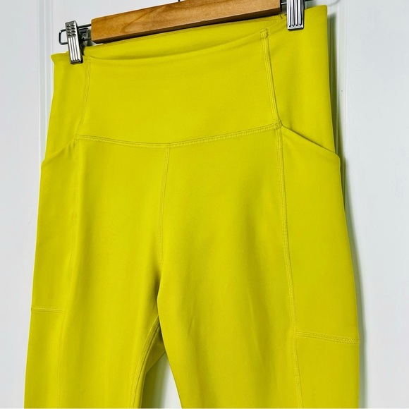 Girlfriend Collective Set: Rare Chartreuse Paloma Bra & High‑Rise Leggings M - Picture 5 of 13